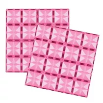 Klocki magnetyczne 2 p�yty r�owe 30x30 cm