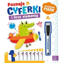 Poznaj cyferki i licz elementy. cieralny pisak