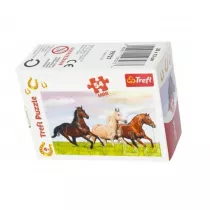Puzzle mini 54 el. wiat koni 4 Trefl