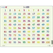 Puzzle Ukadanka Liczymy do 100 Maxi Larsen