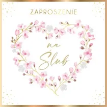 Armin Style ZAPROSZENIE SLUB 130X130 Z KOP AS ZP-112 OP10SZT