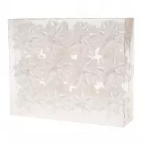 Rozette Rozetka �rednia matowa bia�a 8cm 36 szt.