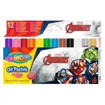 Patio Pastele olejne Colorino Kids trjktne Avengers 12 szt.