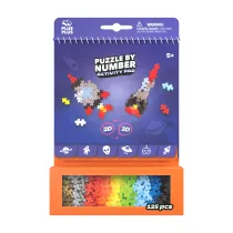 Puzzle By Number Activity Pad Kosmiczny 125el Plus-Plus