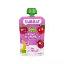 Smileat Mus z ekologicznymi malinami i jogurtem po 9 miesicu 100 g Bio