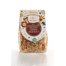 Pasta Natura Makaron proteinowy (soczewica czerwona - ciecierzyca - ry brzowy) dla dzieci sawanna 250 g Bio