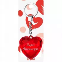 Be-Happy Gifts Brelok serce Super Dziewczyna