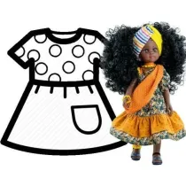 Ubranko dla lalek 32cm Paola Reina