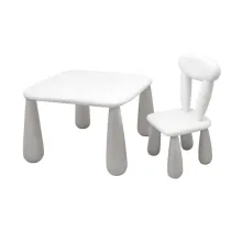 Stolik dla dzieci + krzese�ko Luna Classic szary