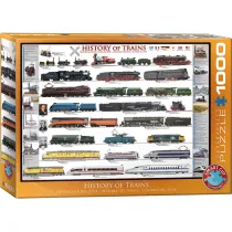 Puzzle 1000 el. History of Trains Eurographics