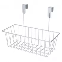 H&S Decoration Organizer zawieszany na szafk jasno szary 28 x 15 x h21 cm