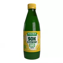 Naura Ekologiczny sok z cytryn 100% NFC 250 ml TAK