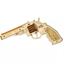 Drewniane Puzzle 3D - Pistolet M60 Nice-idea.pl
