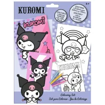 Kolorowanki z kredkami Kuromi KU00019