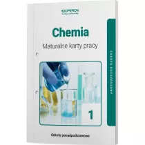 Chemia 1. Maturalne karty pracy. Zakres rozszerzony. Szkoy ponadpodstawowe
