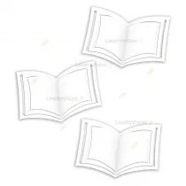 LearnHow Dekoracje szkolne - Due ksiki 3D 3 el.