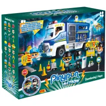 PinyPon Action. Zestaw Furgon policyjny z 2 figurkami 7 cm i akcesoriami
