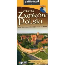 Mapa zamkw Polski