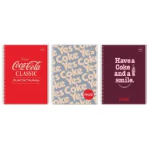 Interdruk Koozeszyt A4 M Hybrid Coca Cola kratka 100 kartek 5 szt.