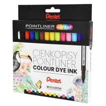 Pentel CIENKOPIS 12KOL 0.4 FIB PEN S40-ST12PL WB