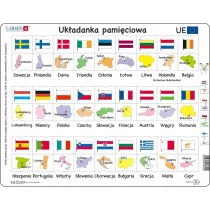 Puzzle Larsen Unia Europ.Flagi Stolice LA-GP2P 36102 Tactic
