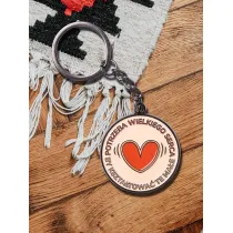 Nadwyraz.com Brelok Wielkie sercce