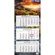 Aniew Kalendarz 2026 tr�jdzielny Wsch�d na Babiej