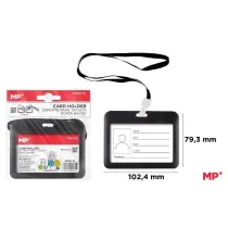 Mp Main Paper Etui na identyfikator czarne