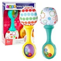 Grzechotki z mikk pieczk 2szt Leantoys