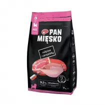 Pan Misko Karma sucha dla psa Cielcina z przepirk chrupki L 9 kg