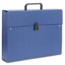 Penmate Teczka z r�czk� A4 Maxi Plus Lux PCV granatowa
