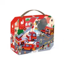 Puzzle w walizce Straacy 3+ Janod