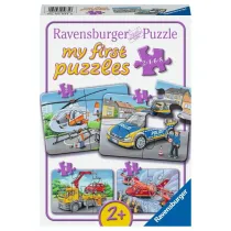 Puzzle 2/4/6/8 Emergency Vehicles Ravensburger
