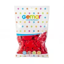 Balony pastelowe czerwone 21cm 100szt