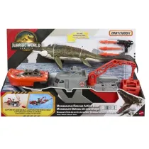 Matchbox Jurassic World Mozazaur i d ratunkowa Mattel