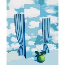 Malowanie po numerach. Ren Magritte Niebo