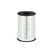 PartyDeco Wst��ka plastikowa srebrna 5mm x 225m