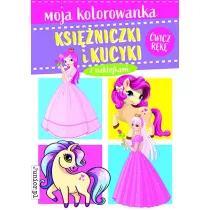 Ksi�niczki i kucyki. Moja kolorowanka