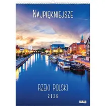 Kalendarz 2026 wieloplanszowy rzeki Polski