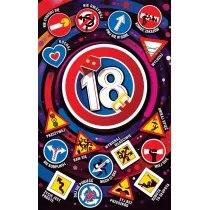 AbCard Kartka okoliczno�ciowa Urodziny 18 US08