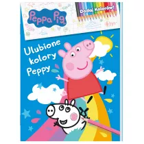 Dodaj kolorw winka Peppa. Ulubione kolory Peppy