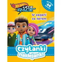 Czytanki naklejanki. W pogoni za koem! Hot Wheels Let`s race