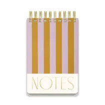 Designworks Ink Notatnik du�y Lilac + Ochre Stripes