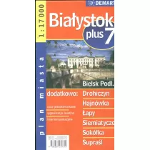 Plan miasta Biaystok +7 1:17 000