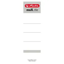 Herlitz Etykieta na segregator wsuwana 8cm 10 szt.