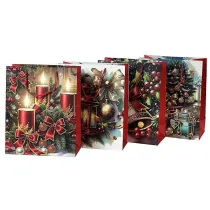 Adar Torebka prezentowa Bo�e Narodzenie mix 32x26x10cm
