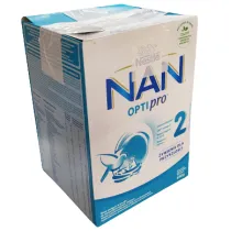 Nestle Nan Optipro 2 Mleko nast�pne dla niemowl�t po 6 miesi�cu (uszkodzone opakowanie) 650 g