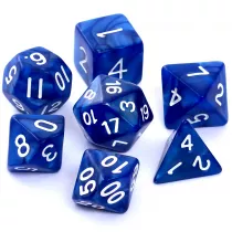 Komplet koci RPG. Perowe, ciemnoniebieskie Rebel