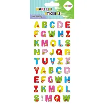 Happy Color Naklejki 3D PUFFY-Animal Letters 9.5x22 cm