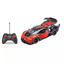 Auto na radio z adowark czerwone Smily Play